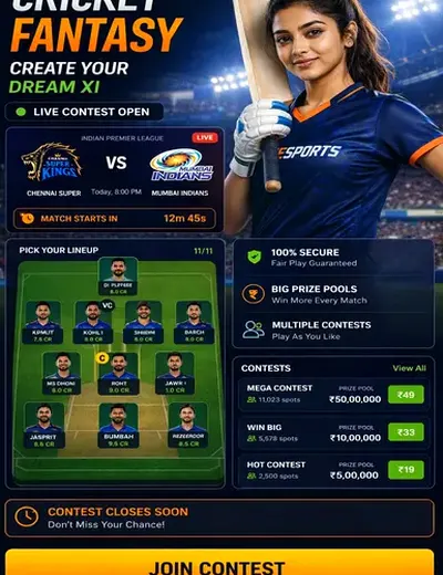 29sbet (29 sbet) fantasy cricket & matchday visual 3